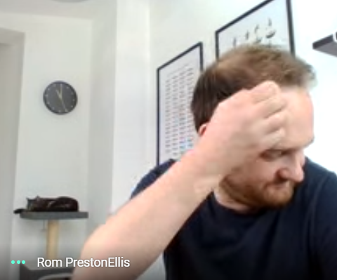 sarewaddington's tweet photo. When your colleague's cat is in the background on morning conference and that's all you're paying attention to https://t.co/yJf1Qb61Jv