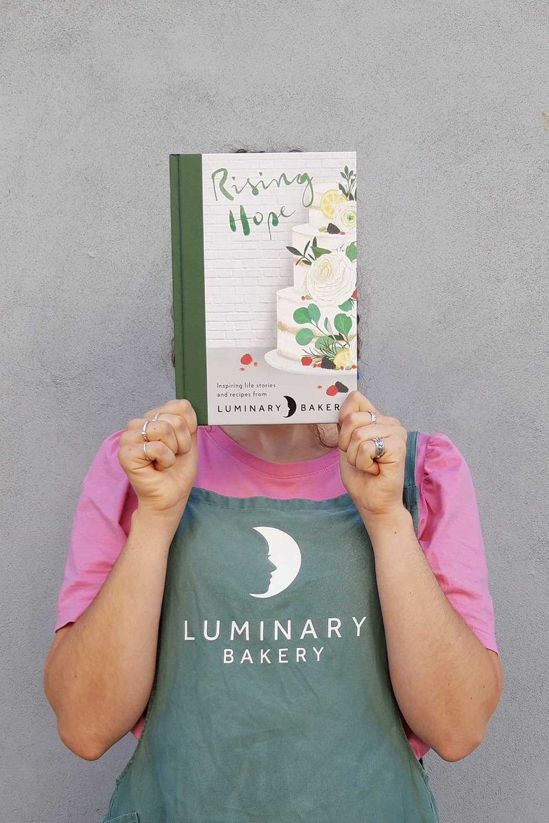 LuminaryBakery's tweet photo. Today is the day!! #RisingHopeCookbook is published!

A note from Luminary Founder &amp; CEO, Alice, “After years of dreaming about releasing a book and now after years of working on it— we are finally releasing Rising Hope into the world today. I am so proud of what we’ve created!" https://t.co/qwxYa8lz54