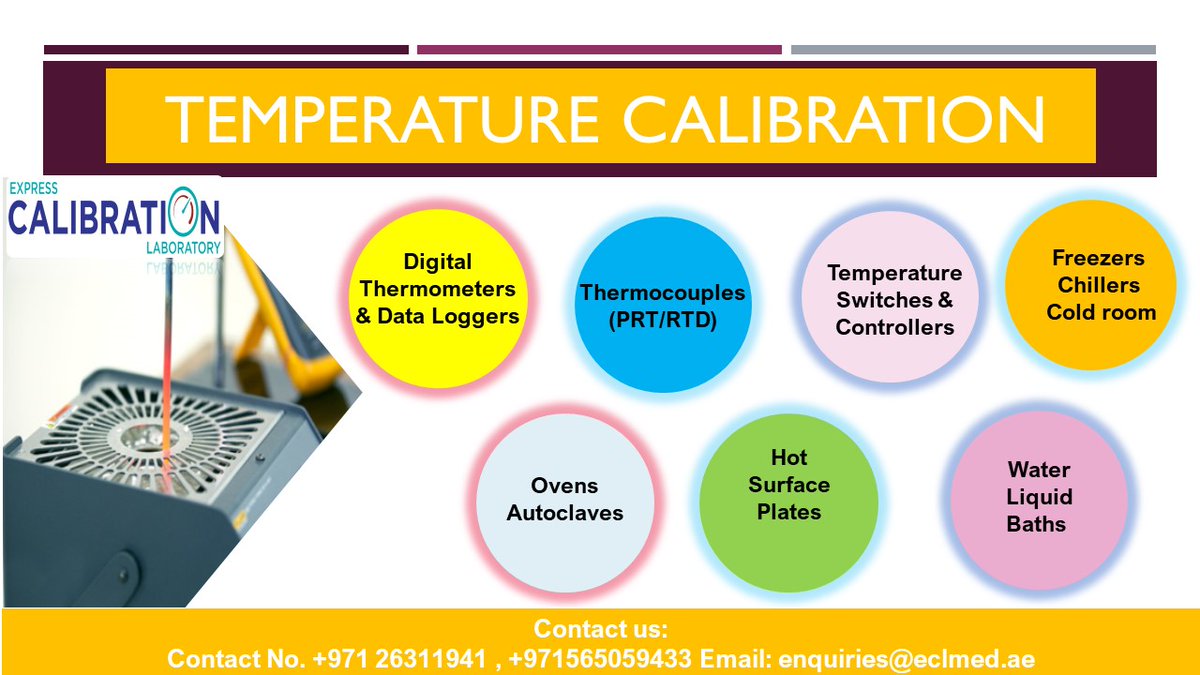 Hello Team!

What comes with our Calibration Services? we can do Temperature Calibration, talk to us!
#calibrationservices #hospitals #laboratories #clinics #healthcare #homecare #biomedicalengineering #abudhabi #uae #dubai #medicaldevices #doctors #medicaltechnology #quality
