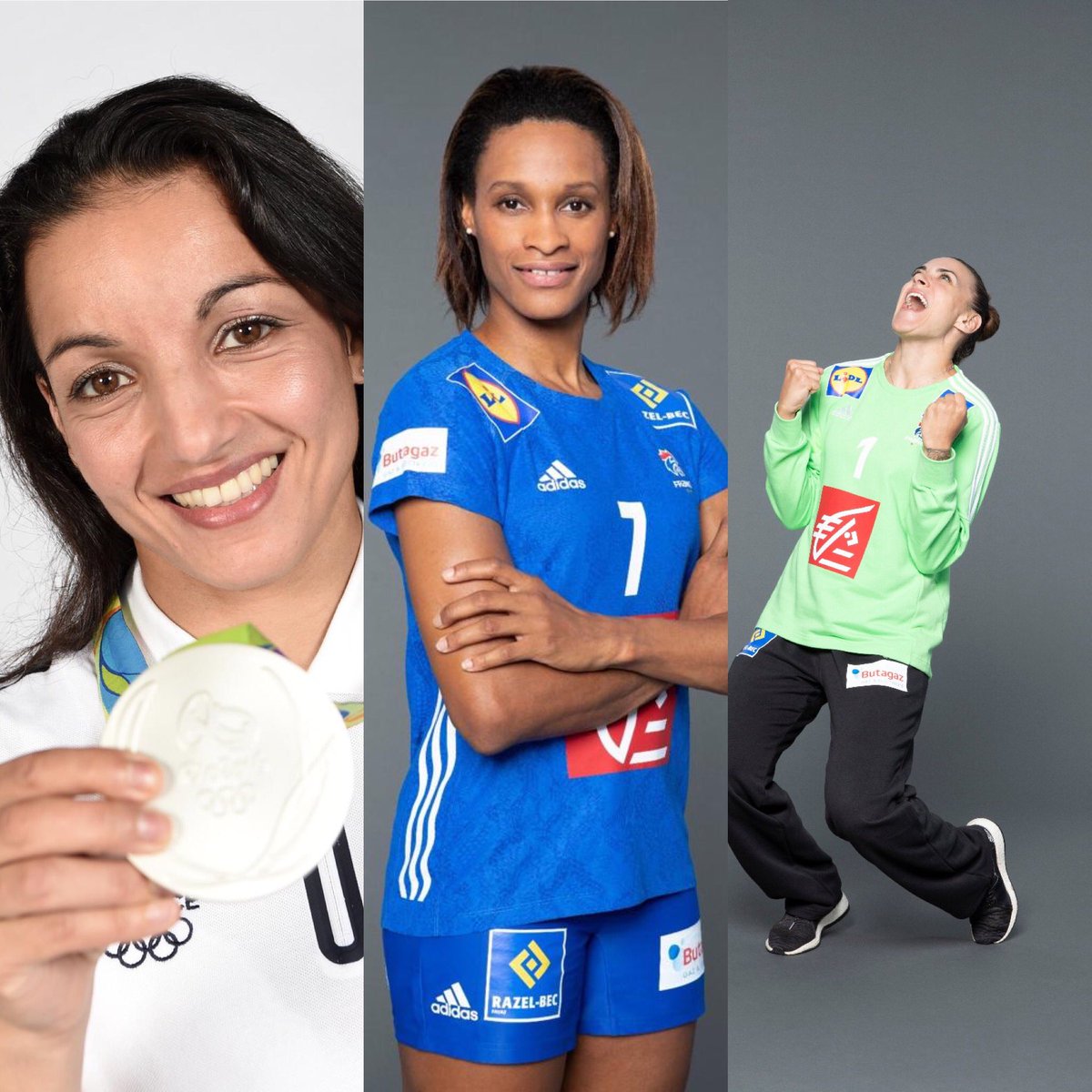 Joyeux anniversaire de médailles <a href="/SarahOurahmoune/">Sarah Ourahmoune OLY</a> <a href="/PineauAllison/">Allison Pineau</a> <a href="/laura_glauser/">Laura Glauser</a> 🥈🥈🥈🤩4 ans mais les mêmes frissons 🇫🇷 Merci les filles! <a href="/FranceOlympique/">FranceOlympique</a>