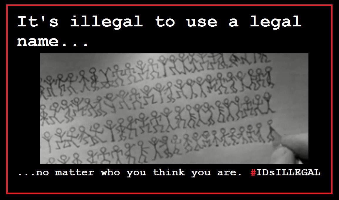 LegalBreaksLAW's tweet photo. #asos #eminem #DeCode #RapThis

YOUR #IDsILLEGAL

Worldwide Satanic Controll-ID #BirthCertificateFraud #Program-ID YOU To Be-A-LIE-ve #LEGALese The Law

#Truthbillboards Glow #TheWay To #ComeAlive With Read&amp;Share The Only #BCCRSS #EscapeClause Here@

https://t.co/92xexdCSUk 

cID https://t.co/LNWb3LgTk7