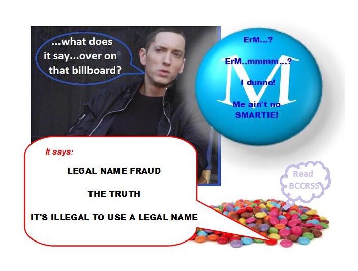 LegalBreaksLAW's tweet photo. #asos #eminem #DeCode #RapThis

YOUR #IDsILLEGAL

Worldwide Satanic Controll-ID #BirthCertificateFraud #Program-ID YOU To Be-A-LIE-ve #LEGALese The Law

#Truthbillboards Glow #TheWay To #ComeAlive With Read&amp;Share The Only #BCCRSS #EscapeClause Here@

https://t.co/92xexdCSUk 

cID https://t.co/LNWb3LgTk7
