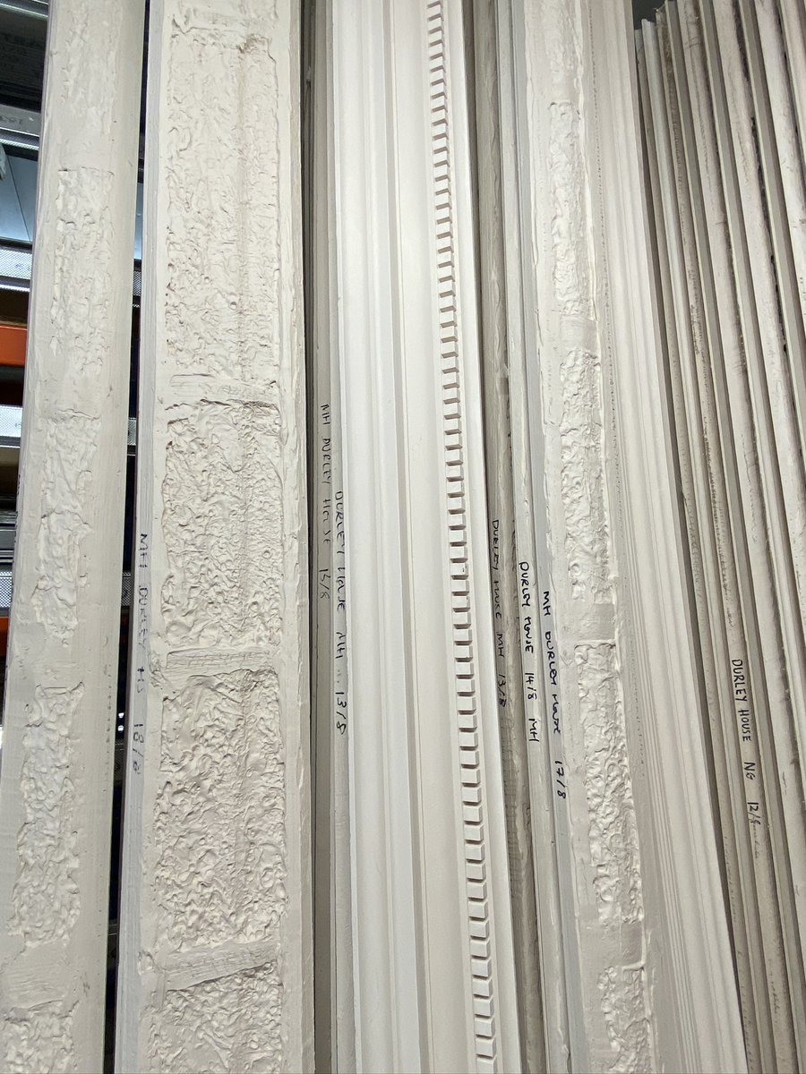 Artisan_Plaster's tweet photo. Workshop are busy today casting #Dentil #Block #cornices for a London Hotel #restoration project. If you need help choosing a #period or #contemporary #cornicing #moulding from our stock visit here https://t.co/OwJHB79jhF #madebyArtisanPlastercraft https://t.co/qDLb3km9fY