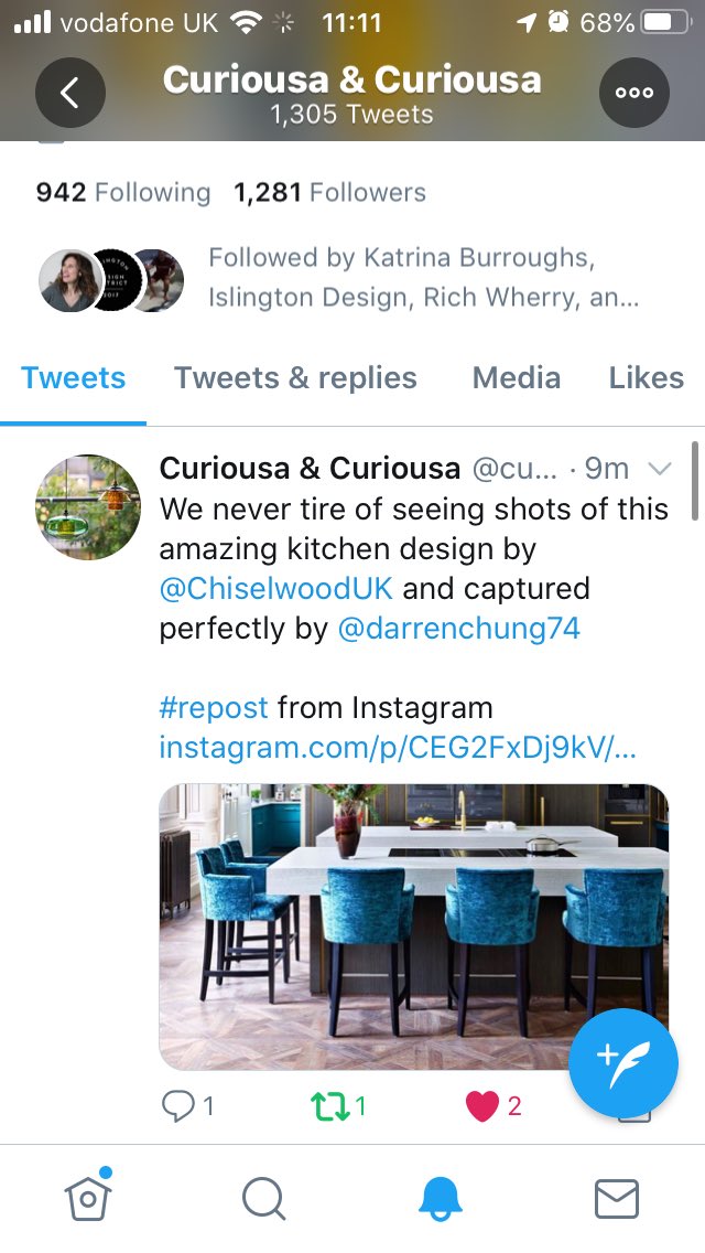 Love it when companies work together to create beautiful projects @curiousastudio