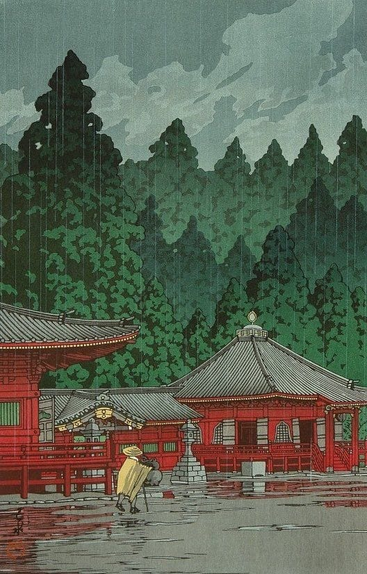 Futatsu Hall, Nikko (Nikko Futatsudo)
1929
Kawase Hasui