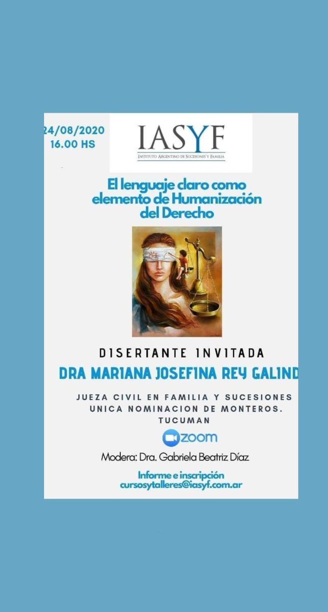 iasyf's tweet photo. Todos más que invitados! Actividad no Arancelada
cursosytalleres@iasyf.com.ar
@abogadoscomar 
@cijudicial 
@camiiquevedo 
@sofipozzoli 
@RadioUBA 
@PosgradoDerUBA 
@microjurisar 
@eduardoroveda 
@miguepierri https://t.co/dNg7AAAQsX