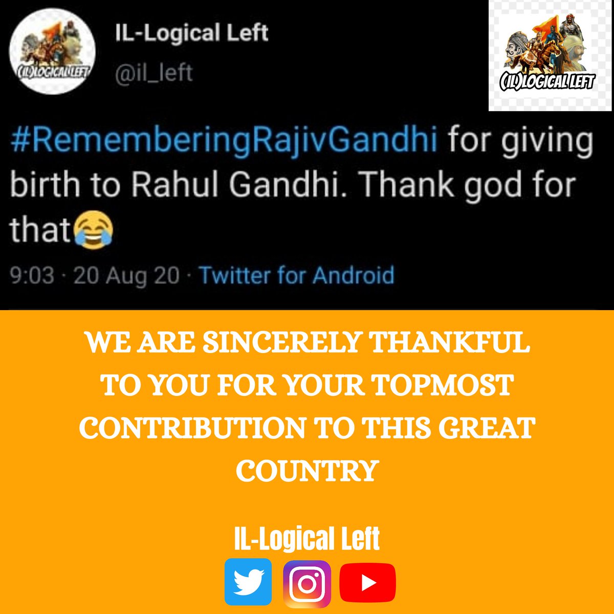 il_left's tweet photo. #RemembringRajivGandhi @cautious_indian @TanmayS55193616 @indi_sani https://t.co/mkaFk3RjqN