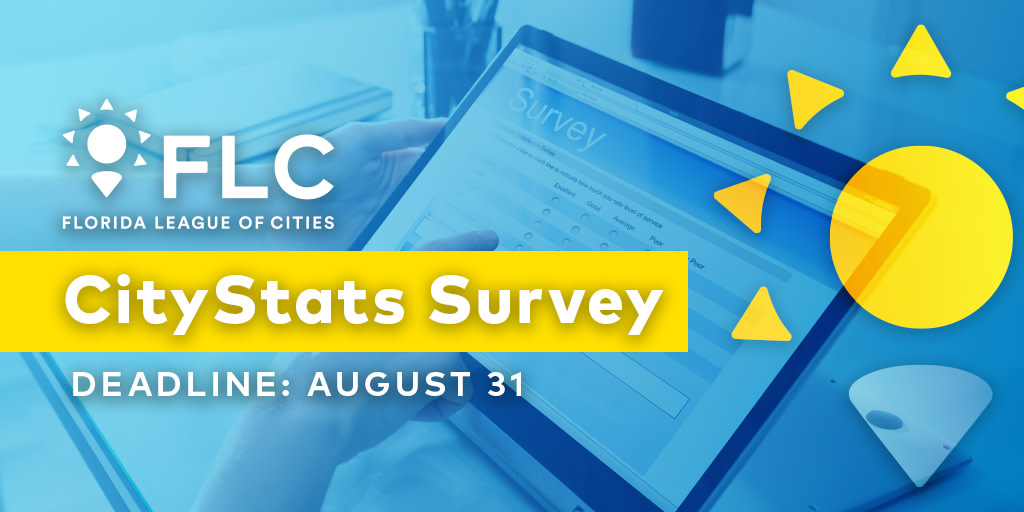 FLCities's tweet photo. Need to know how many cities in your population range have the same form of government? Trying to draft an ordinance & wondering which cities already have a similar one?
FLC's #CityStats survey can help – but we need you to participate! Make sure your city responds by August 31! https://t.co/AFWEc4y1t8