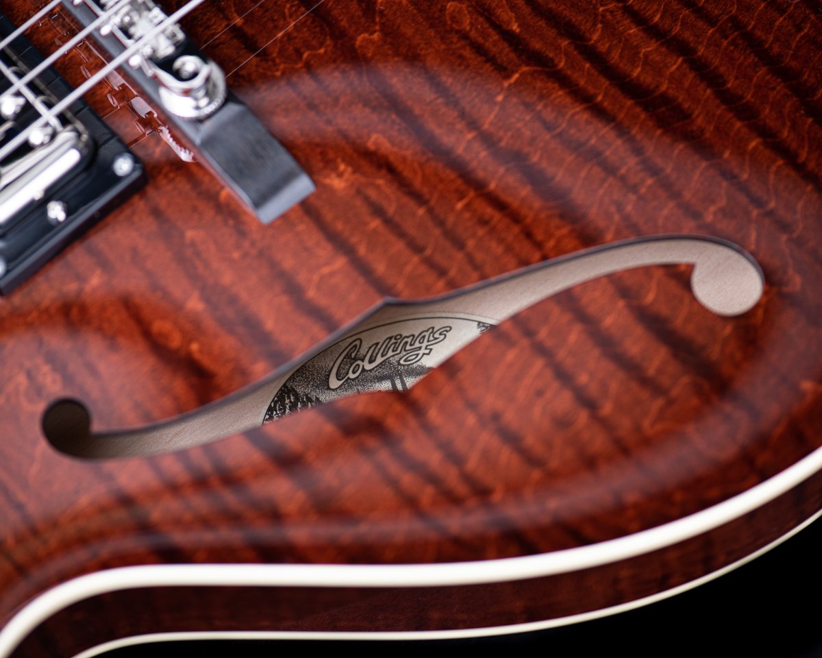 collingsguitars's tweet photo. This Statesman LC in our Rootbeer finish features @tvjonesinc Filtertrons, a Bigsby vibrato, and all the flame you will ever need on its fully hollow trestle-braced laminate body.
Available at Dusty Strings Music.
#collingsguitars #tvjones #filtertrons #builtfromthesoundup https://t.co/azX0wSUUYQ
