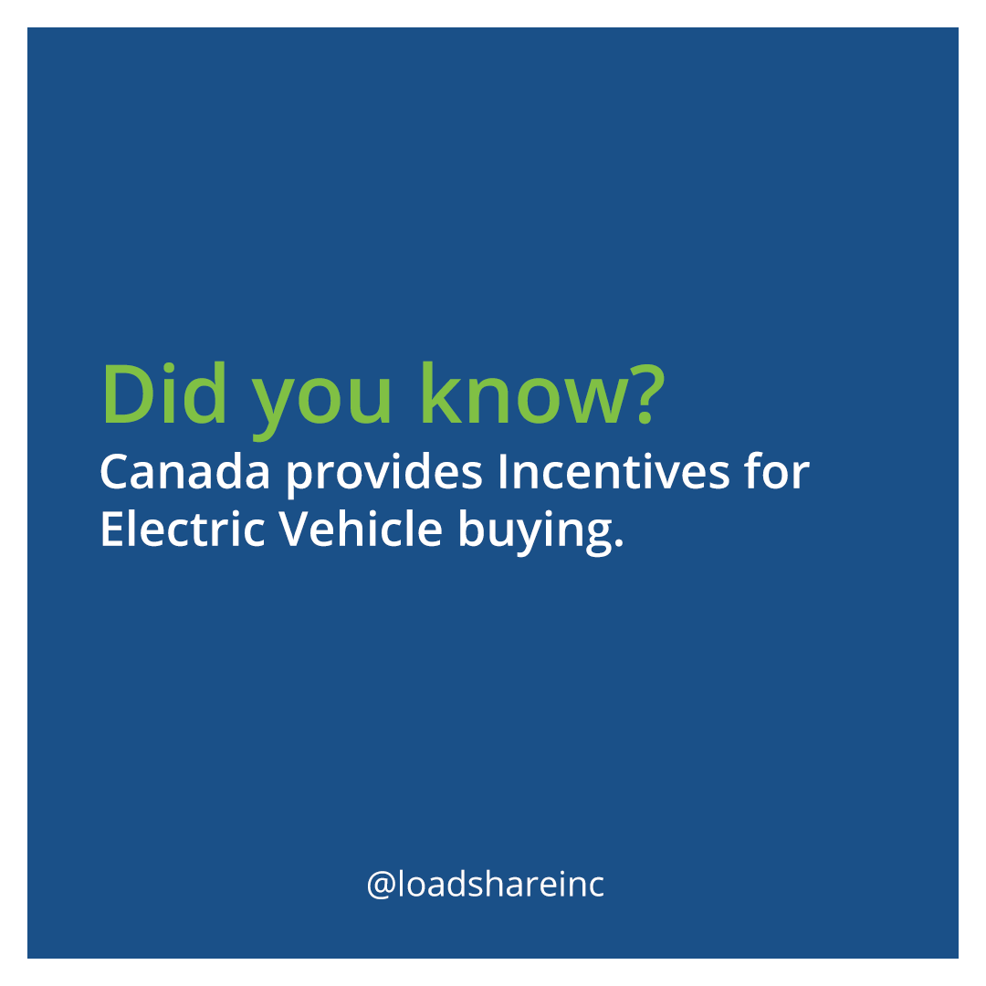 LoadshareInc's tweet photo. Canadians who purchase electric vehicles or plug-in hybrids are eligible for an incentive of $2,500 to $5,000.

🏁 Pro-tip: Check with your province additional incentives and save up to $6,500. https://t.co/DeRK25uDzj