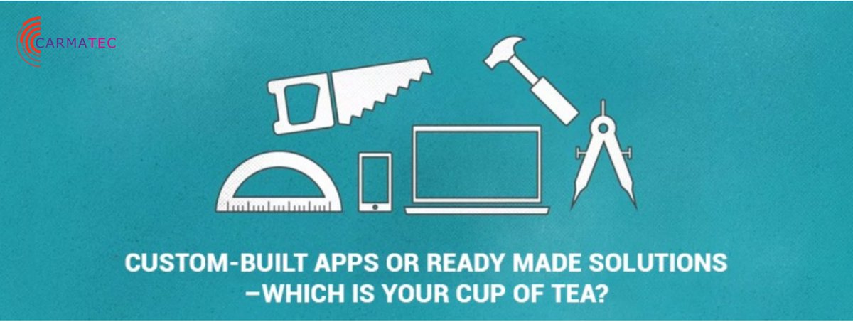 carmatec's tweet image. Custom-Built Apps or Ready Made Solutions – Which is your cup of tea? 

Know more: ow.ly/KGmy50B4tBf

#custombuiltapps #custombuilt #readymadesolutions #applications #apps #solutions #technology #development #developer #startup #business #carmatec