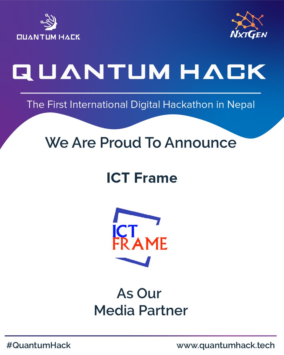 ictframe's tweet image. Thank You, Quantum Hack, Team for providing the opportunity.  Please inbox us for any queries or concerns. Get in touch with us for continuous updates.

#quantumhack #hackathon #devfolio #matic #ictframe #magazine #IT #newsportal