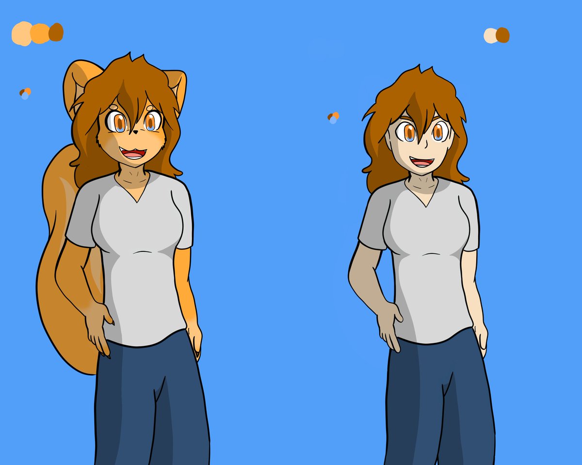 TigerKittyArt's tweet photo. Emily the Squirrel Beastman 
#BNA #bnafanart #brandnewanimal #furry #squirrel #digitalart https://t.co/pKEn3kj0bo