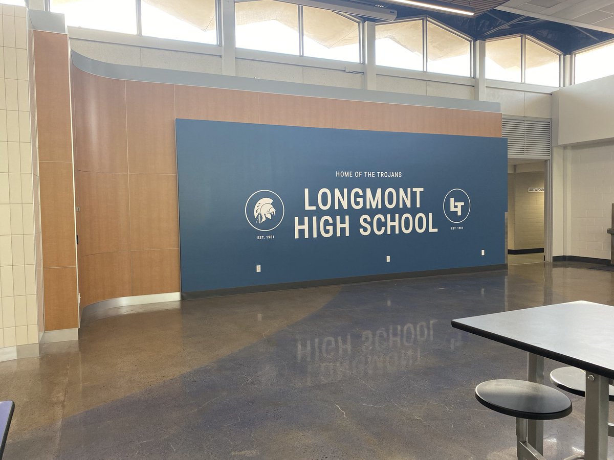 Outstanding community support - great welcoming murals for LHS....