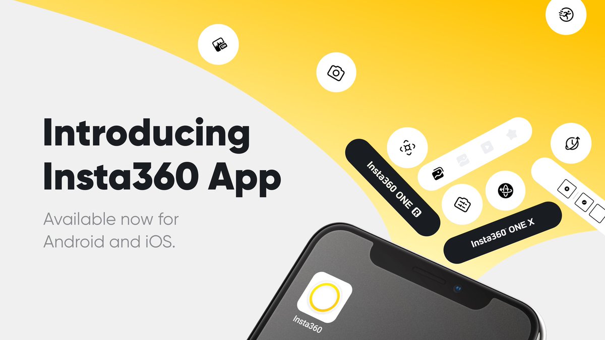 insta360's tweet photo. Introducing the new #Insta360 super app! 🙌 This app lets ONE X & ONE R creators use more of our latest features, like Deep Track, Freeze Frame & more! Available for Android & iOS, with the same features for both. Learn more: https://t.co/JbBRvHJgcd
#Insta360App https://t.co/5WwfJII4ED