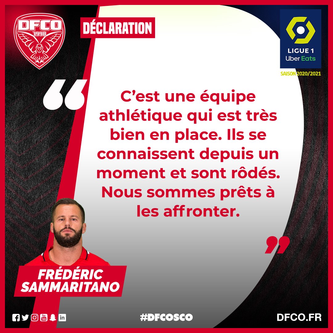 DFCO_Officiel's tweet photo. Frédéric #Sammaritano s'attend à une belle opposition face au @AngersSCO

#DFCO #DFCOSCO https://t.co/NNyLOya7Fk