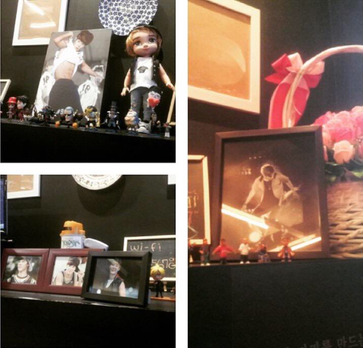 Jimin' parents old cafe, so cute