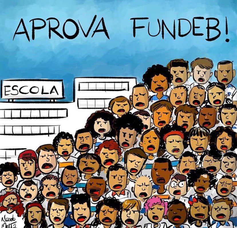 uneoficial's tweet photo. Um só clamor em todo o Brasil #AprovaFundeb #FundebComCAQ #Fundebpravaler
Arte: @desenhosdonando https://t.co/AVG4IAJWo2