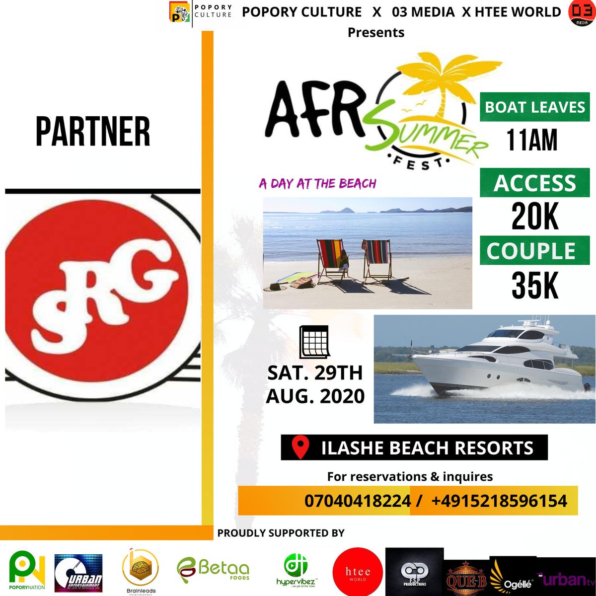 TrafficChiefNG's tweet photo. #DaycationOnTheBeach #AfroSummerFest LOADING!
Just 9 more days to go... SUBSCRIBE NOW! Lots of Fun & Happiness awaits.
Enjoy a #Daycation at - Ilashe Beach Resort or Tarkwa Bay Beach! ๐ด๐๏ธ
Date: Saturday 29th August, 2020
See Flyers for details. #Lagos #Vacation #Beach #Fun https://t.co/ls79vaNQq4