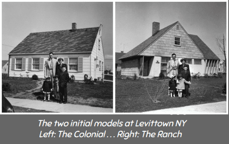 The Housing Act of 1949 did many things, including urban renewal, public housing, and increasing the FHA mortage insurance to spur private developments. Home Ownership became a goal. Thus was formed the foundation of stability - but just the foundation.