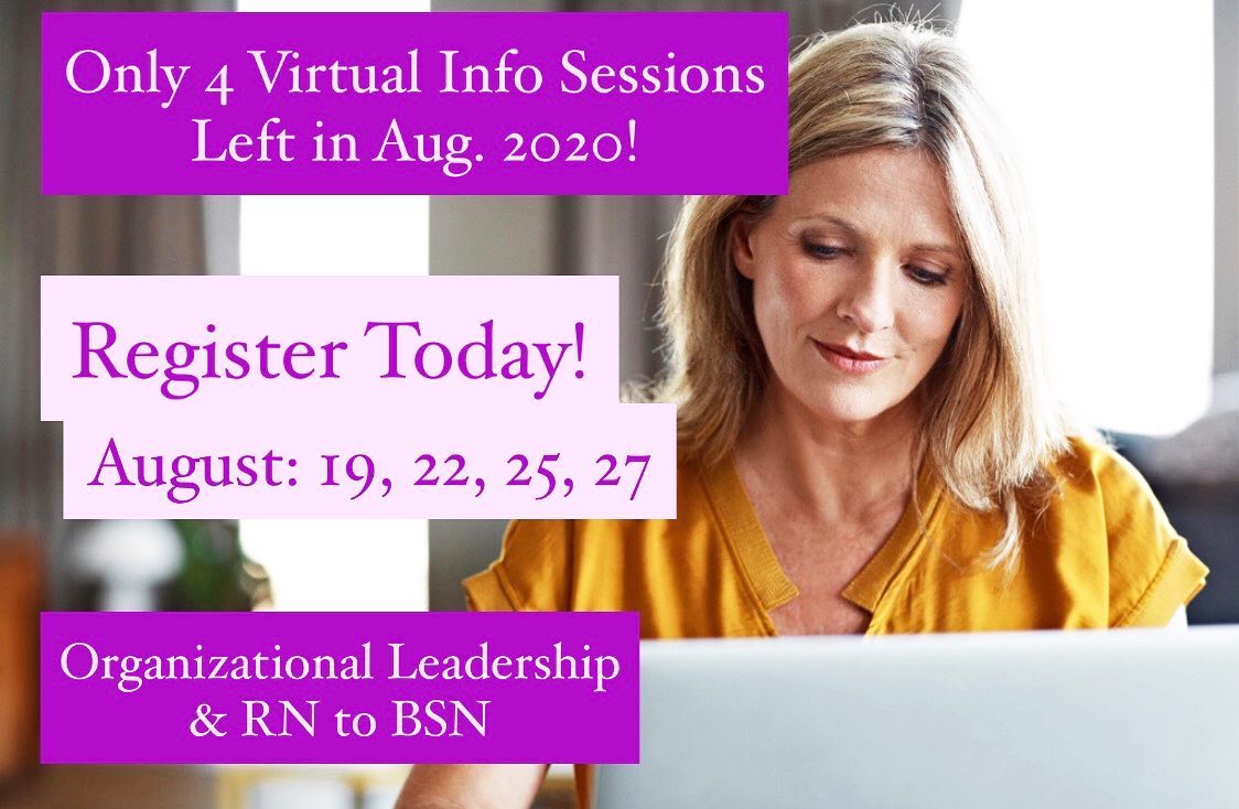 UMHBMyWay's tweet photo. 📣ONLY 4 VIRTUAL INFO SESSIONS LEFT IN AUG. 2020! 
•
Join us virtually to learn about @UMHB's Competency-Based Education (#CBE) programs. Discover how you can complete your Bachelor’s degree at your pace &amp; #FULLYONLINE!

#GoCru #CBENetwork #OrgLeadership #RNtoBSN #CCNE https://t.co/FvnpEFSfWb
