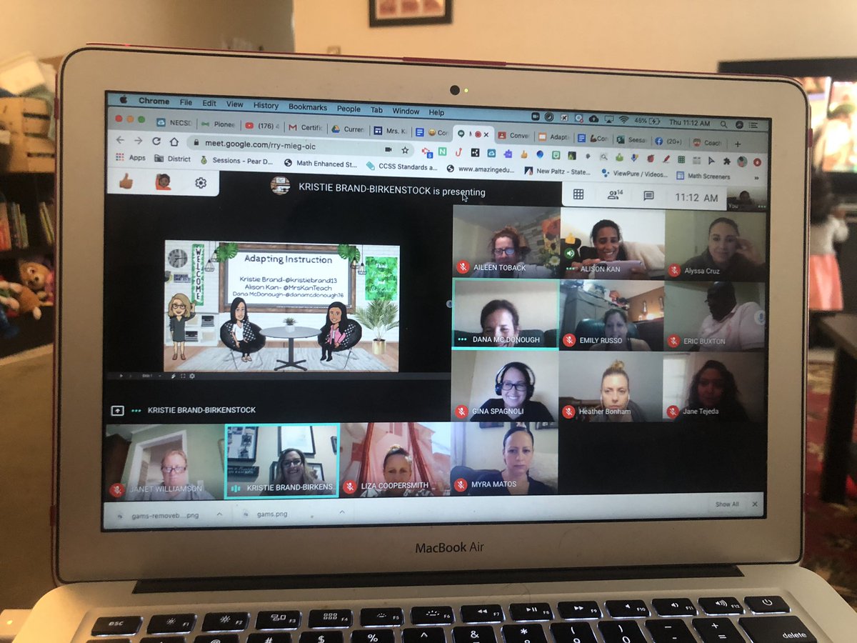 Convergence Bootcamo Day 2. Best practices for adapting our instruction. <a href="/kristiebrand13/">Kristie Brand</a> <a href="/danamcdonough76/">Dana McDonough</a>  #ShoulderUp #NECSD #GoldBackShiftSquad #BetterTogether