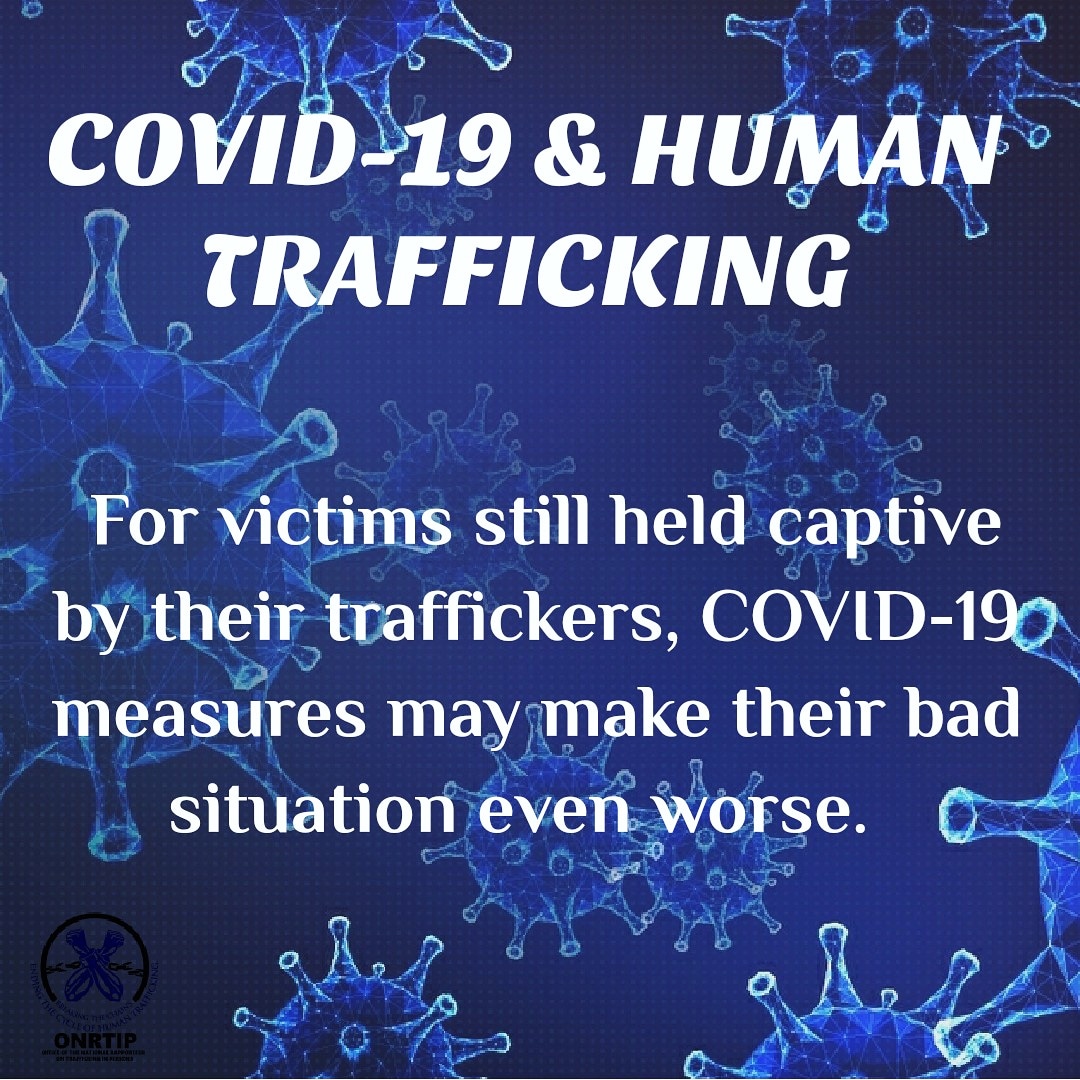 ONRTIPJamaica's tweet photo. The restriction of movement of victims is a common feature of Trafficking in Persons. Covid-19 lockdowns could reduce drastically any chance of victims or survivors being identified and removed from such exploitative situations.
(Source: UNODC)
#stophumantrafficking #onrtip https://t.co/ZwdN3sSSIL