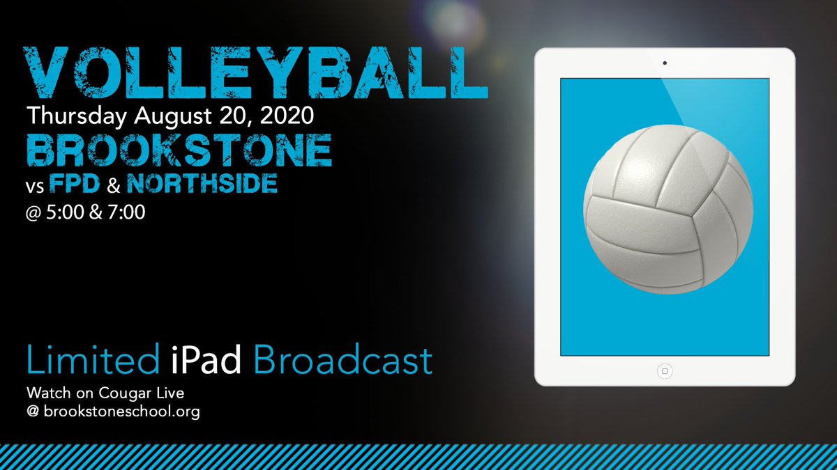 COUGS! Watch Volleyball on Cougar Live at 5 and 7 pm! This year, Cougar Live will have additional broadcasts in a limited format. Join us online to support our cougars! #Brookstone #gocougs #volleyball #BetheOne livestream.com/cougarlive/eve…