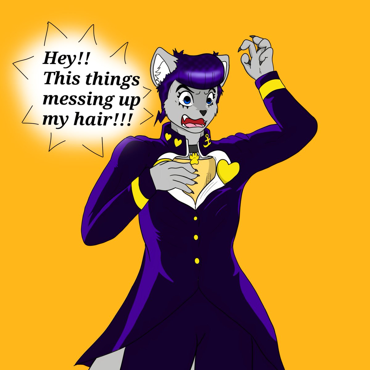 TigerKittyArt's tweet photo. Josuke Wears the Collar of Keidranification 
#furry #TwoKinds #transformation #JoJosBizarreAdventure #jojo #josuke #2kinds #digitalart https://t.co/kyiUtWzAtH