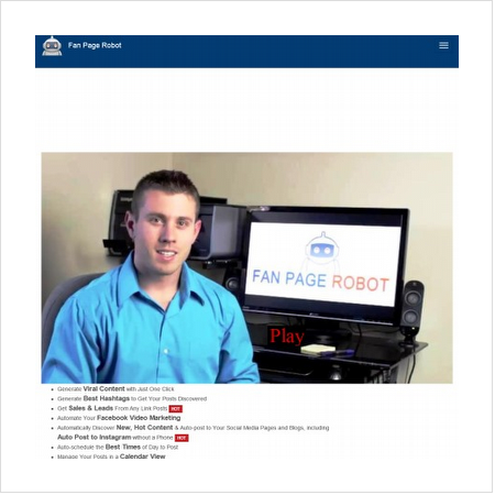An Automated App To Grow Your Social Media Fanbase. Innovative Features: One-click Viral Content Generator, Lead and Revenue Generation, Generate Hashtags To Get More Likes And Followers, Autopilot Your Social Networks And Wordpress Blogs, Etc.. localexpertwebdesign.com/product/facebo…