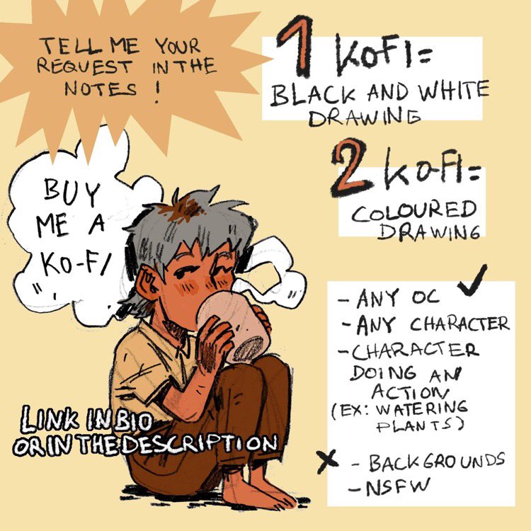 rt appreciated!! i made myself a ko-fi so you can go support me and request (almost) anything 
https://t.co/CamwloMWb7 