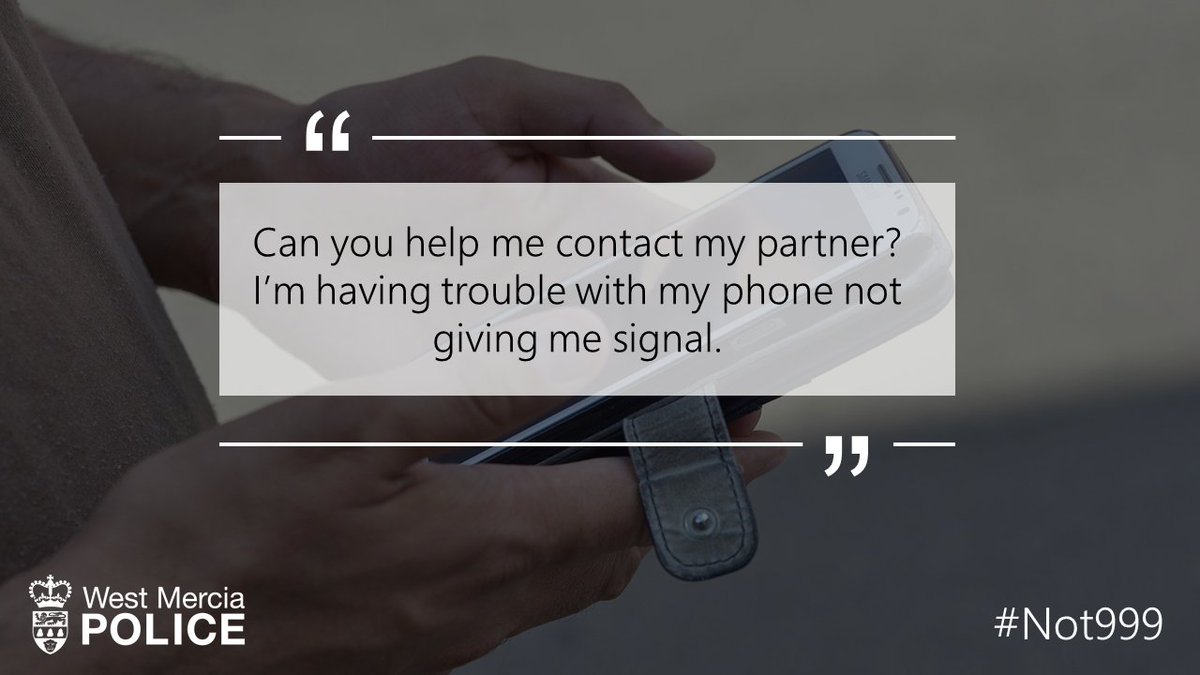 WMerciaPolice's tweet image. This is a real example of a 999 call received by @WestMerciaOCC. 

Calls like this take up valuable time, time that could be spent responding to genuine emergencies.

Please, think before you dial. 

#Not999