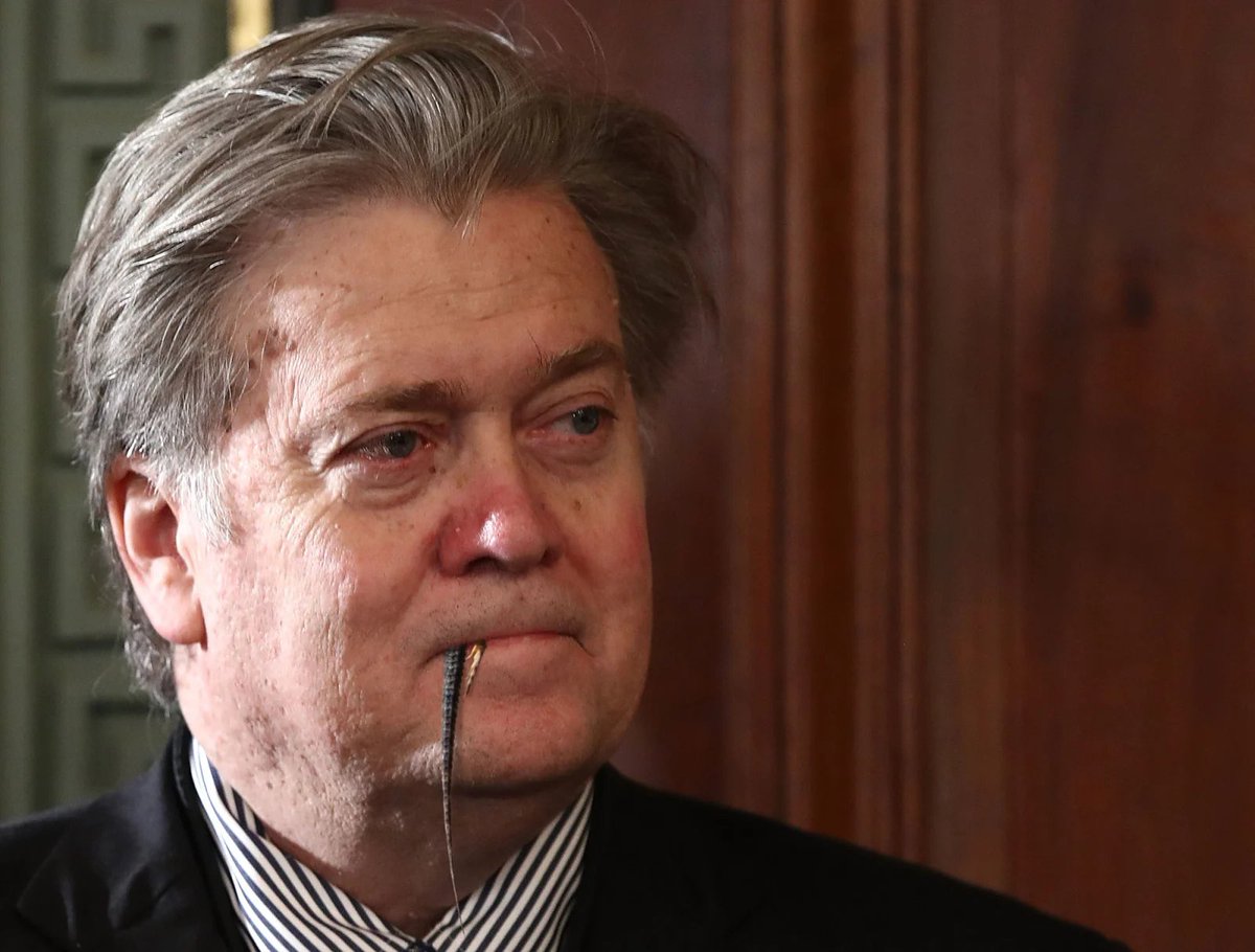 Steve Bannon Slurps Still-Twitching Tail Into Mouth Before Giving Opinion On Syria  http://bit.ly/2Qb4HYh 