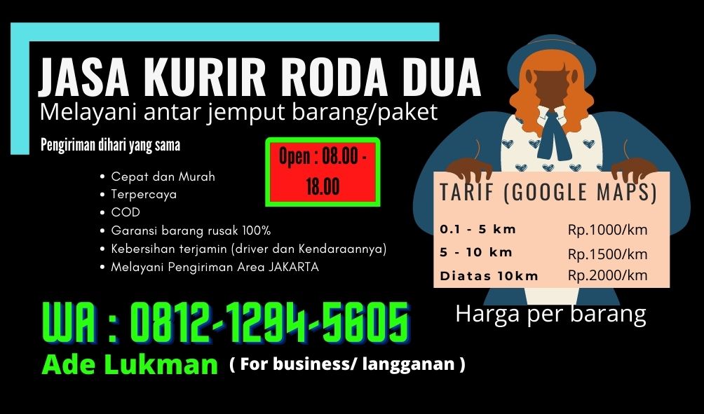 adellukmand's tweet photo. untuk kakak2 yang punya bisnis dan membutuhkan pengantaran barang atau paket di area jakarta bisa menghubungi saya.. argo murah kak, tp tidak murahan pastinya kualitas pelayanan no.1.. minat bisa hubungi saya ya kak.. https://t.co/k12rEKbi4j