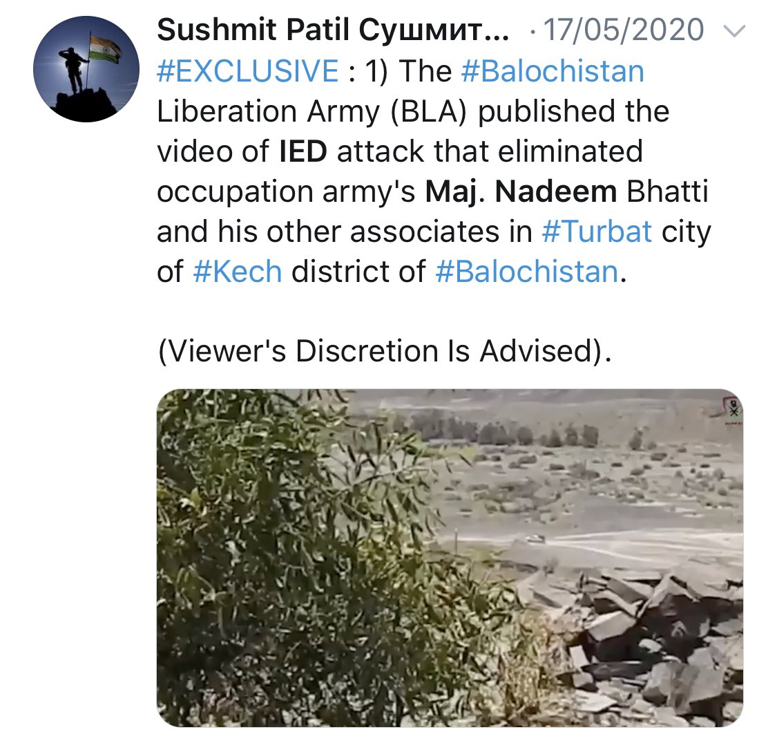 Now remember, in an IED terror attack the presence of terrorists in vicinity of attack is almost 100%1-To blow IED with a remote2-To record the attack3-To attack any survivors from IEDIt’s imp to film the attack, that’s how terrorists get paid by their Indian handlers./7