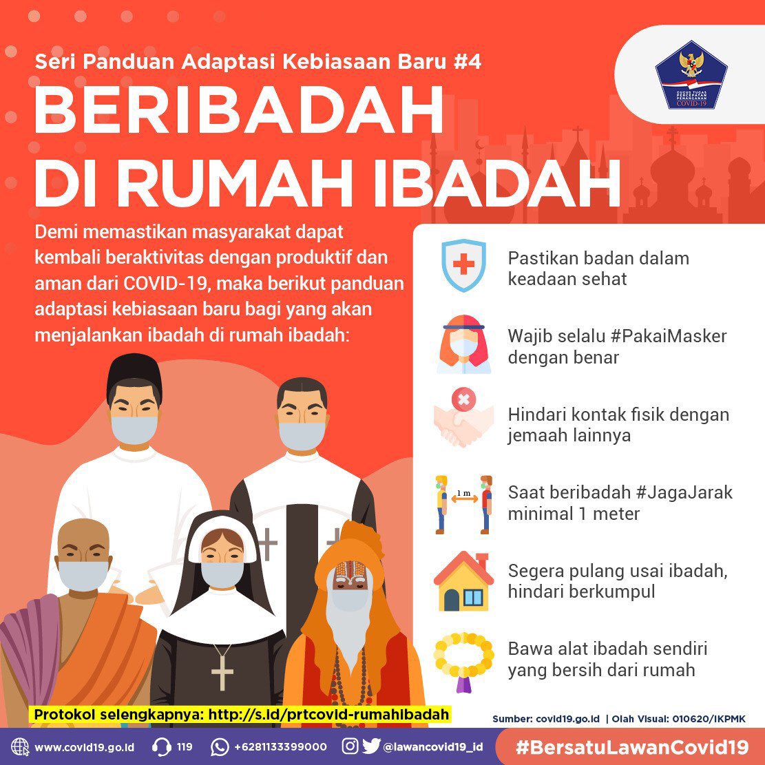 VnaZynah's tweet photo. Hari ini, setelah sholat maghrib, aku melakukan edukasi kebiasaan baru di mesjid dekat rumah. Sudah tau kebiasaan baru di tempat ibadah? Yuk dicek!
Mari terapkan kebiasaan baru!

Mari saling mengingatkan.
Stay safe!

#RECONSIGAP
#RelawanKemdikbud
#SiapAdaptasi https://t.co/0GIfEb637O