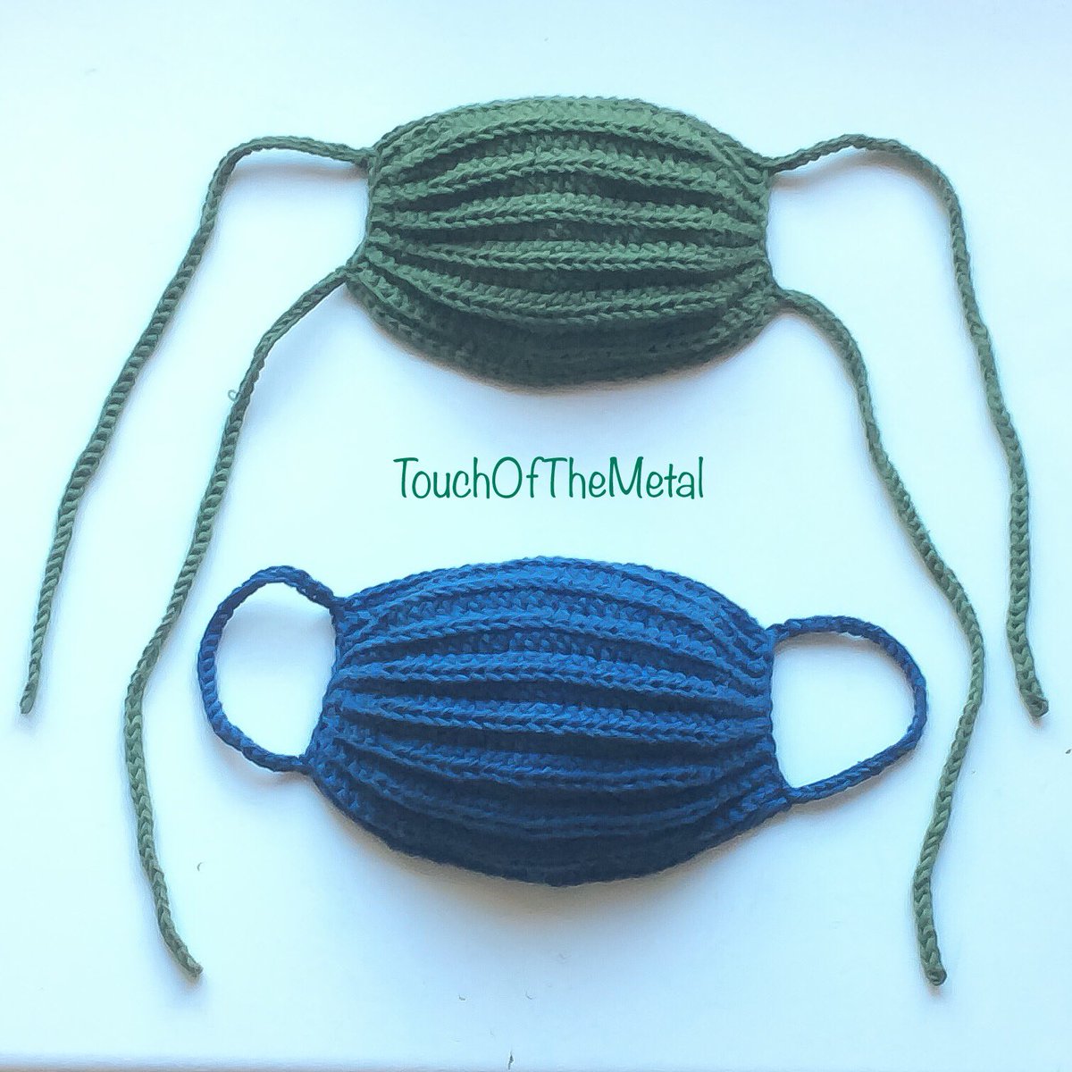 jaanakris's tweet photo. #Crocheted a couple of #facemasks 😷. They are fabric lined (haven’t washed them yet after finishing them). #TouchOfTheMetal #MetallinKosketus #crochet #crochetmask #virkattu #virkkaus #virkattukasvomaski #kasvomaski #corona #korona https://t.co/q1RVBOr84Y