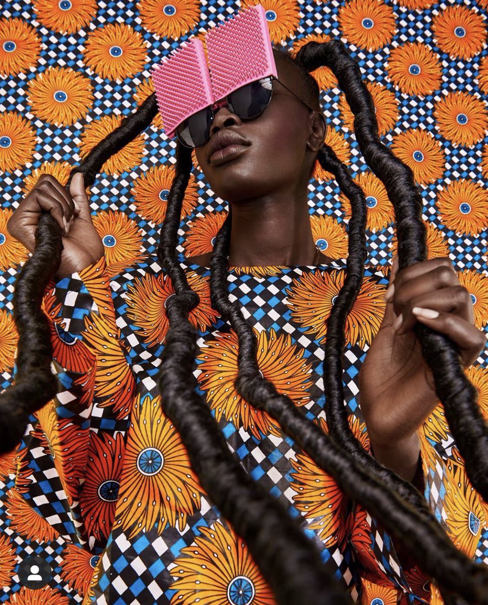 Part 2 of Thandiwe Muriu’s Camo series “Celebrates our hair, reimagining traditional African hairstyles as the crowns of beauty we ought to treasure them as.”