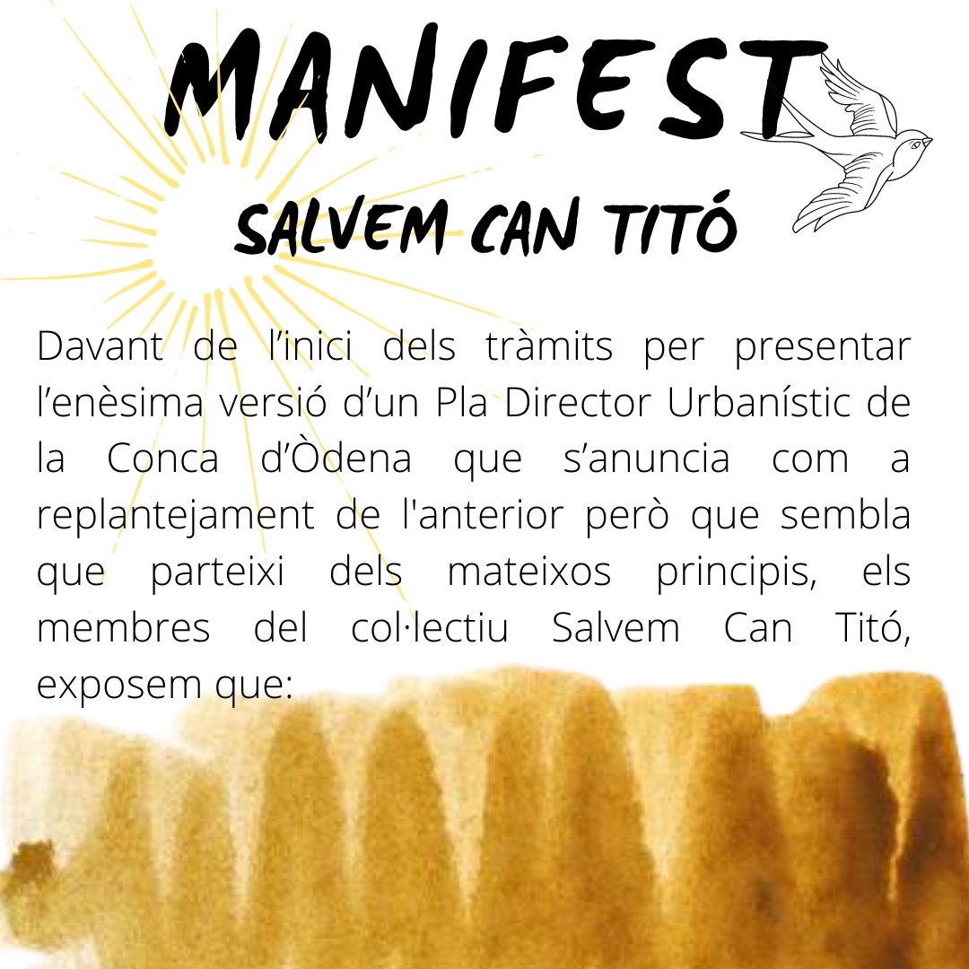 Manifest Salvem Can Titó