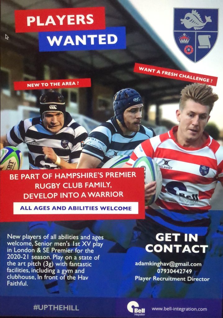 havantrfc's tweet photo. Be part of the journey #Upthehill https://t.co/nSgtpj4CTQ