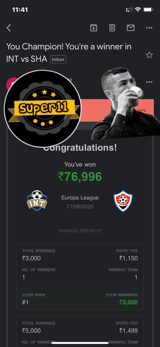 SANDYSUPERKING's tweet image. Join our channel if u wish t.me/joinchat/AAAAA… #super11 #saynotoprime #ChampionsLeague @iamsmr_7