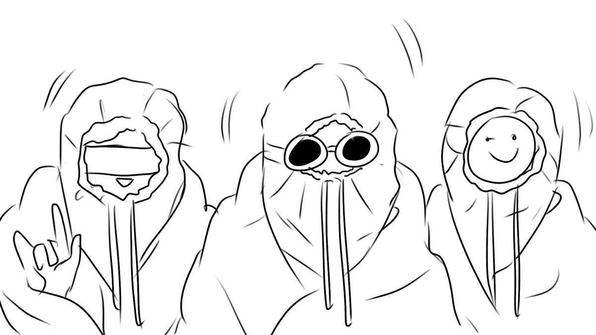And some dream, sapnap, and george sketches ^^ 