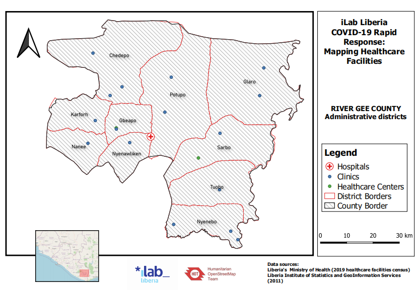 IlabLiberia's tweet photo. Are you a #HealthcareWorker, #CSO, #Researcher, #Citizen, or #developmentActor who needs a map of functional healthcare facilities of Liberia? email us at info@ilabliberia.org @hotosm #microgrants #COVID19 #Liberia #COVID19RapidResponse #mapthedifference https://t.co/jy57ewkaGH