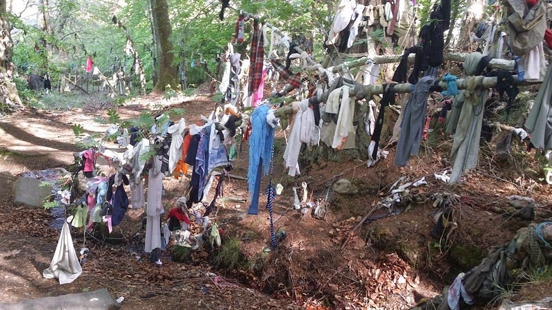 Today, the Clootie Well at Munlochy in Scotland’s Black Isle is probably one of the most famous of the holy wells still visited.  Tradition has it that a small scrap of cloth, tied to a tree above the waters will, as it degrades in the elements, heal the sick.  #FolkloreThursday