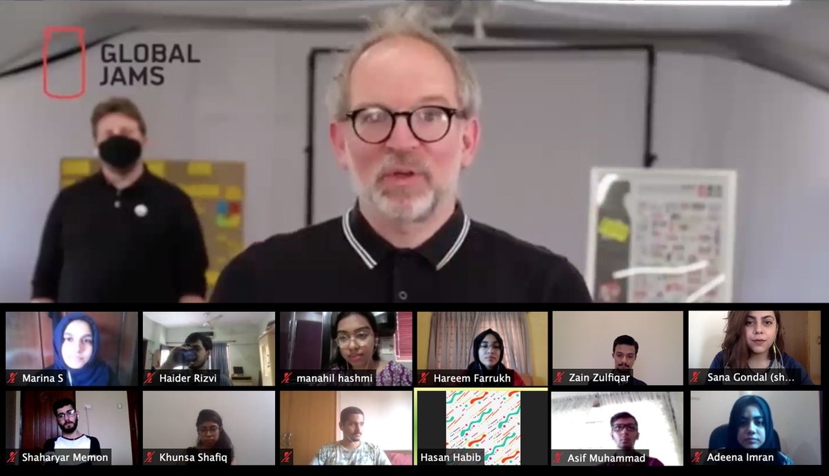 designistio's tweet photo. Our team recently had the most fun hosting the Global Service Jam in #Pakistan.

We're also grateful that Markus Edgar Hormeß and Adam StJohn Lawrence stopped by for a bit and imparted their valuable #experience and wisdom with the jammers.

#gsjam https://t.co/eHVpsTwS6V