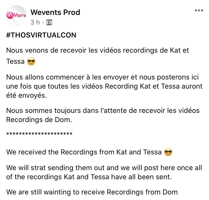 RReadsCommunity's tweet photo. I hope everyone received the recording from Tessa. I’m so happy with mine, I hope you are too. ❤️ #THOSVirtualCon https://t.co/aTI8Hp50sX
