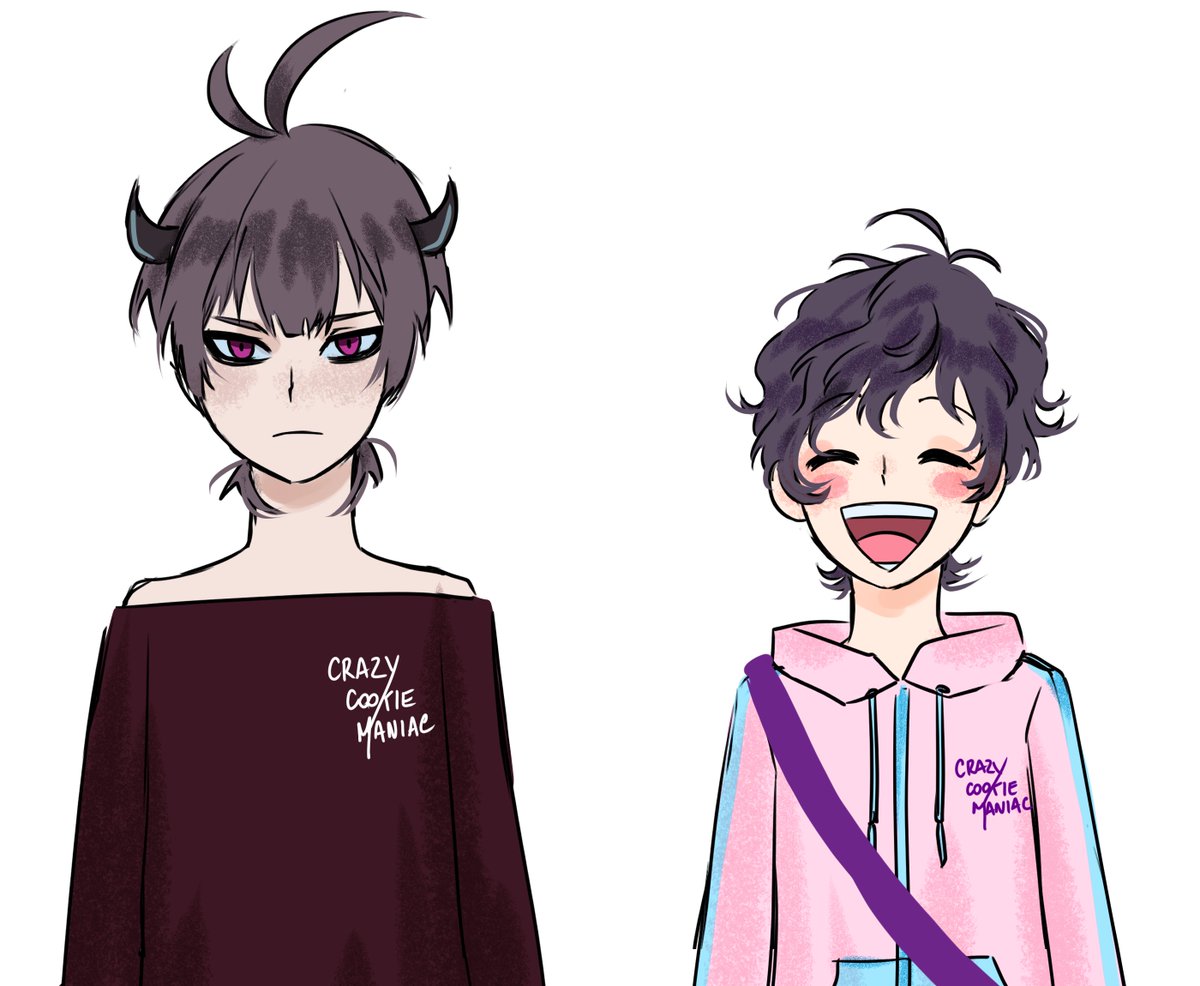 cookiecookecook's tweet image. Part 5/7 of the Black Bulls genderbends!! Nero and Charmy this time :D I think these are the most unexciting designs so far but there&apos;s not much to detail in them either lol
#secreswallowtail #charmypappitson #blackclover #blackcloverfanart #ブラッククローバー #ブラクロ