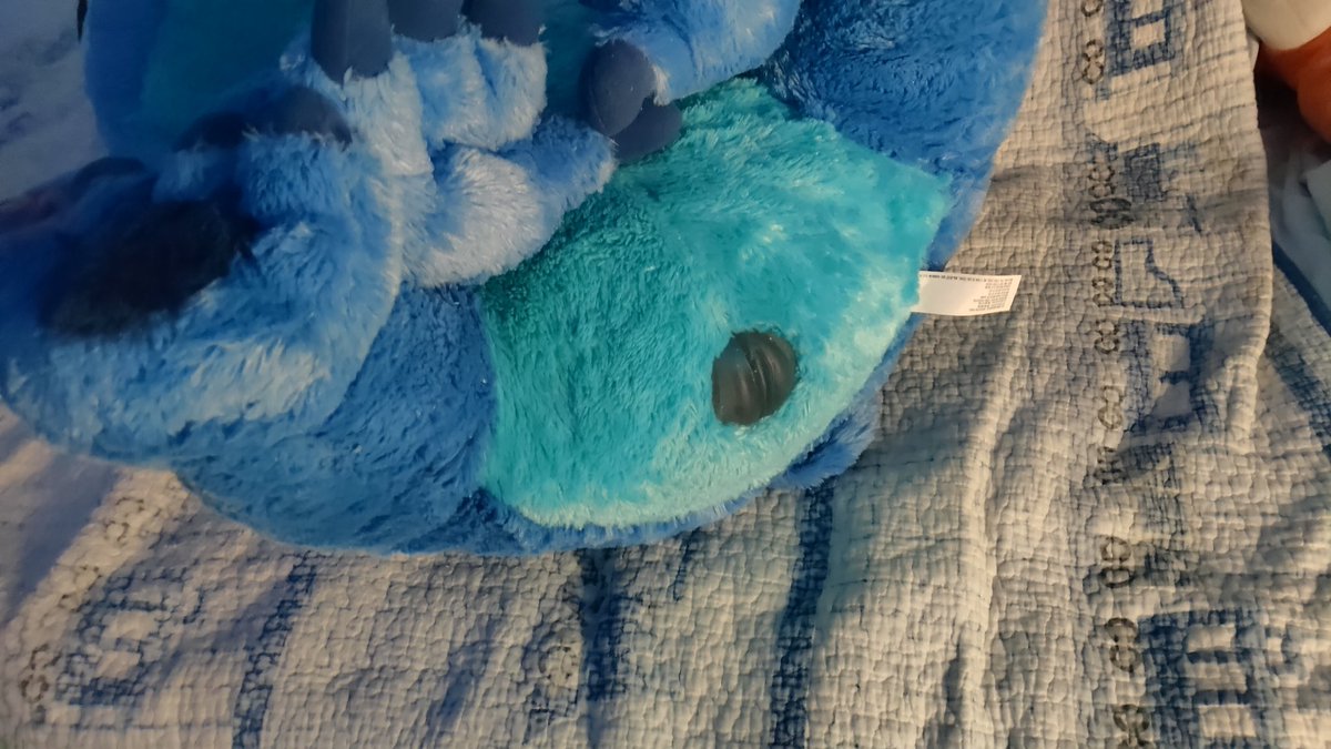 PlushFidget's tweet photo. I thought it was about time to add a hole on Stitch's bum last night and use him. Was pretty fun. https://t.co/bCDyN9RwkG