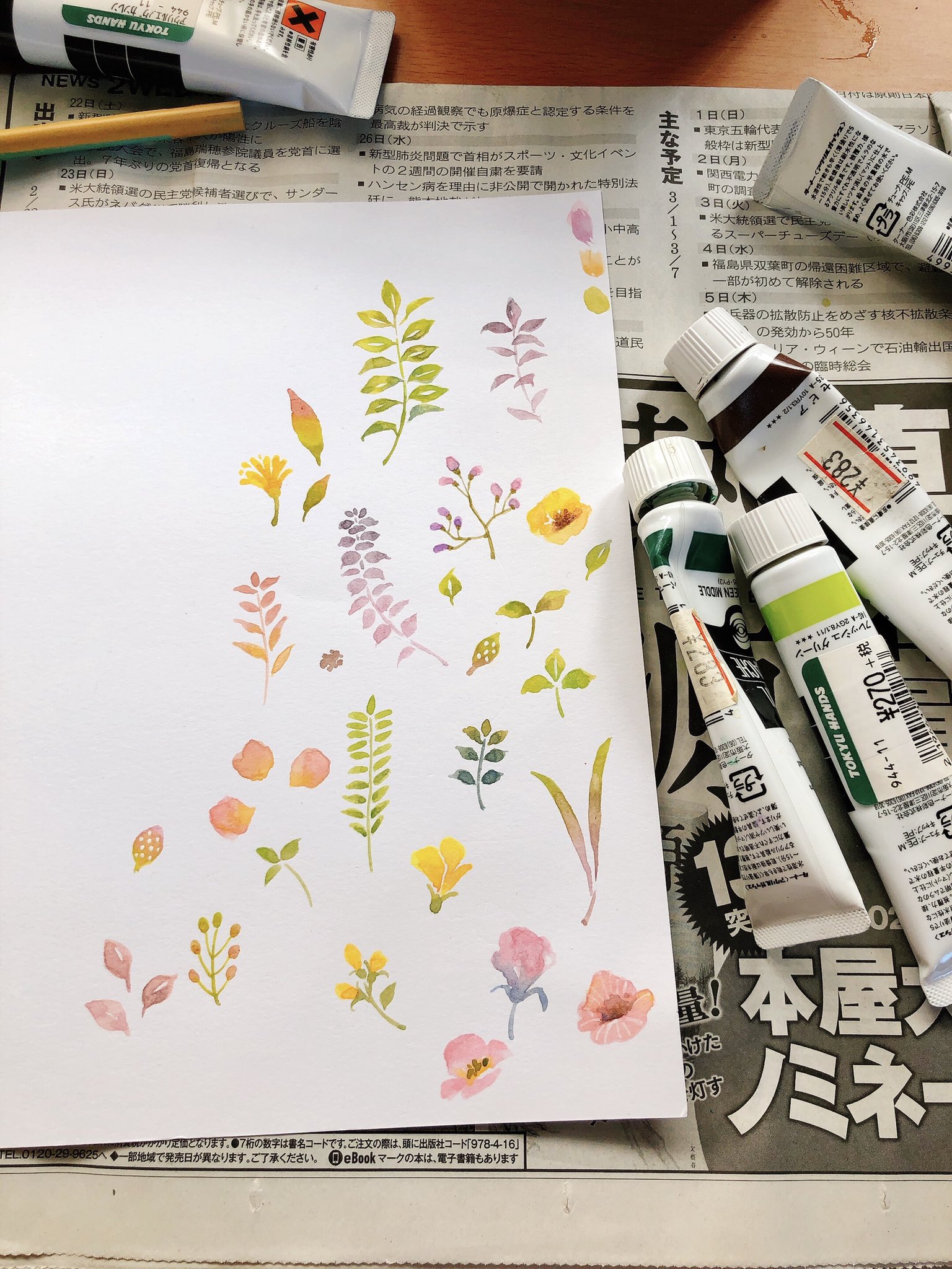 تويتر ぽん Atelier Pon على تويتر 作りたいものがあって今日は久しぶりに筆を取ってみました 本当に久しぶりすぎて描き方を忘れていてびっくり イラスト ボタニカル ボタニカルデザイン アクリル絵の具 アート Art Illustration 花の絵 ものづくり