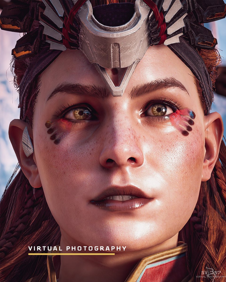 Guerrilla We Ve Seen Some Incredible Portraits Of Aloy After The Release Of Horizon Zero Dawn On Pc Like This One By Svid Vp T Co Fdhsikg96b Twitter